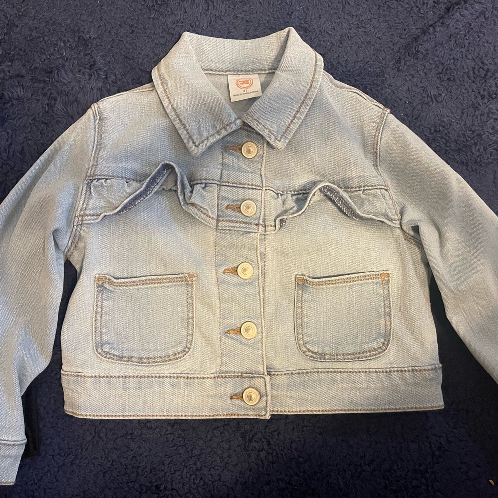 Jeans jacket toddler girls size 3T